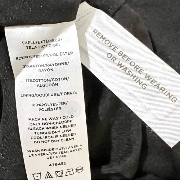 NEW LOFT Tweed Buttoned Shift Dress Business Casual Career Black White Women 6 - Picture 10 of 11